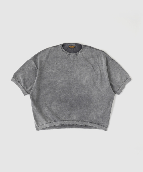 JOURNAL STANDARD J.S HOMESTEAD(ジャーナルスタンダードホームステッド)の「J.S.Homestead / オーバーラージ ポンチョ ショートスリーブ Tシャツ(Tシャツ/カットソー・メンズ・ブラック/チャコールグレー/ピンク/ライトグレー・FREE)」の1枚目の写真