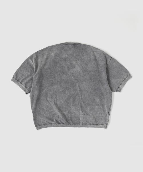 JOURNAL STANDARD J.S HOMESTEAD(ジャーナルスタンダードホームステッド)の「J.S.Homestead / オーバーラージ ポンチョ ショートスリーブ Tシャツ(Tシャツ/カットソー・メンズ・ブラック/チャコールグレー/ピンク/ライトグレー・FREE)」の5枚目の写真