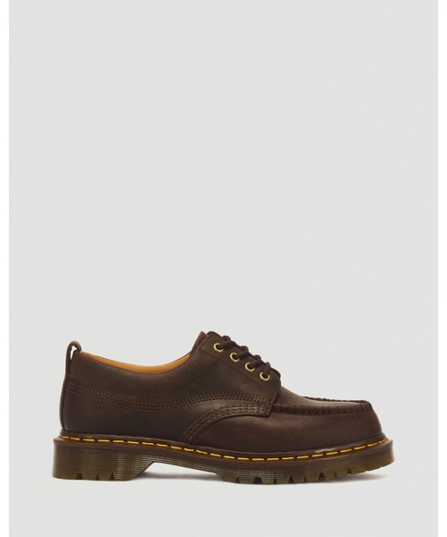 Dr. Martens(ドクターマーチン)の「Dr. Martens/ドクターマーチン LOWELL 4 ホール シューズ 43348200(その他シューズ・メンズ・ブラウン・UK10/UK9/UK8/UK7/UK6/UK5/UK4/UK3)」の1枚目の写真