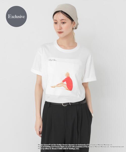 GOOD ROCK SPEED（グッドロックスピード）の「『別注』GOOD ROCK SPEED×URBAN RESEARCH　MARILYN T-SHIRTS（Tシャツ/カットソー・レディース・ホワイト/ブラック・FREE）」の2枚目の写真