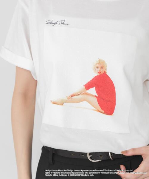 GOOD ROCK SPEED（グッドロックスピード）の「『別注』GOOD ROCK SPEED×URBAN RESEARCH　MARILYN T-SHIRTS（Tシャツ/カットソー・レディース・ホワイト/ブラック・FREE）」の3枚目の写真