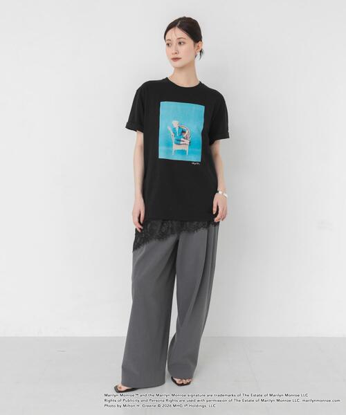 GOOD ROCK SPEED（グッドロックスピード）の「『別注』GOOD ROCK SPEED×URBAN RESEARCH　MARILYN T-SHIRTS（Tシャツ/カットソー・レディース・ホワイト/ブラック・FREE）」の16枚目の写真