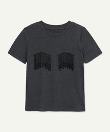 【leinwande】26AW新作 Beads Fringe T-shirt / ビーズフリンジTシャツ