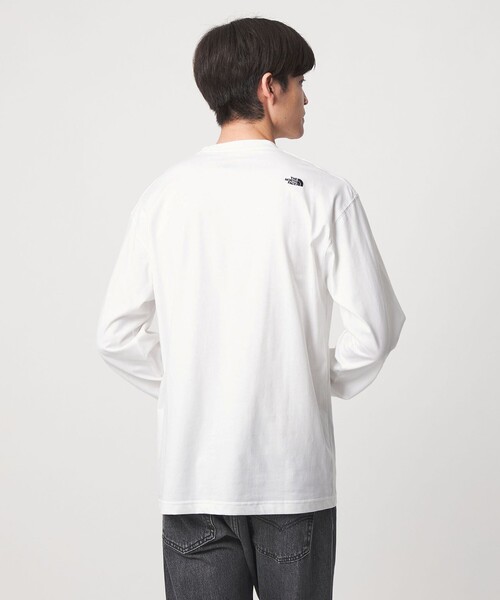 THE NORTH FACE(ザノースフェイス)の「【WEB限定】<THE NORTH FACE>ヌプシ コットン 長袖 Tシャツ(Tシャツ/カットソー・メンズ・グレー系/ブラック/ホワイト・L/XL/M/S)」の6枚目の写真