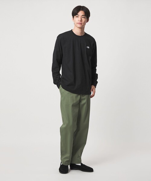 THE NORTH FACE(ザノースフェイス)の「【WEB限定】<THE NORTH FACE>ヌプシ コットン 長袖 Tシャツ(Tシャツ/カットソー・メンズ・グレー系/ブラック/ホワイト・L/XL/M/S)」の9枚目の写真