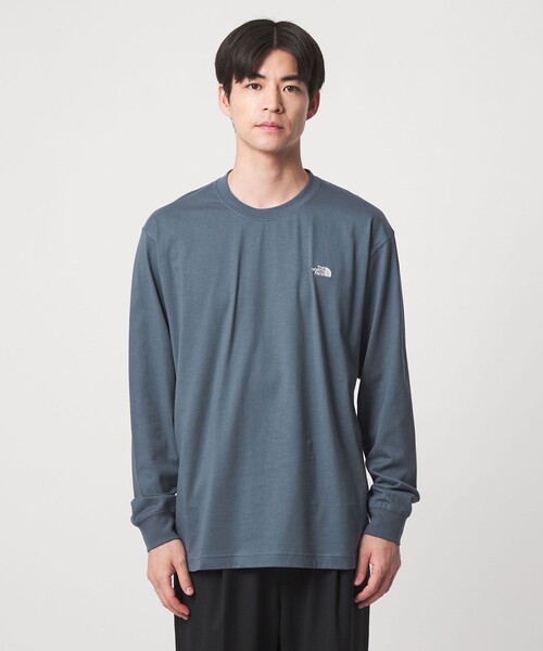 THE NORTH FACE(ザノースフェイス)の「【WEB限定】<THE NORTH FACE>ヌプシ コットン 長袖 Tシャツ(Tシャツ/カットソー・メンズ・グレー系/ブラック/ホワイト・L/XL/M/S)」の10枚目の写真