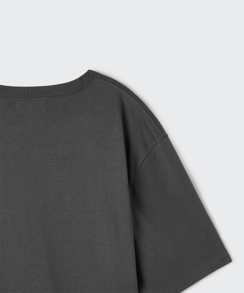 MUSINSA STANDARD（ムシンサスタンダード）の「[プラス] 記者 コットン レギュラークルーネックTシャツ [グレー]（Tシャツ/カットソー・メンズ・その他・SMALL/MEDIUM/LARGE/X-LARGE/2XL/3XL）」の5枚目の写真