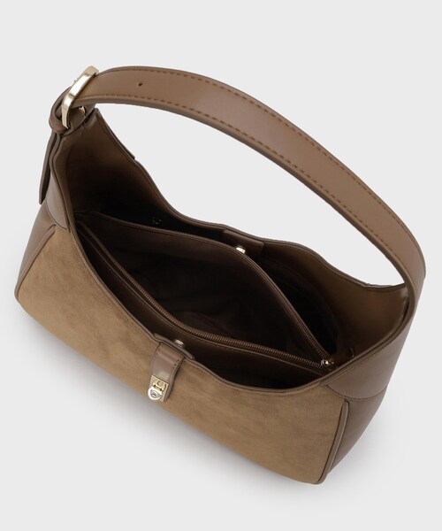 COUP DE CHANCE（クードシャンス）の「【通勤】ショルダーバック（ショルダーバッグ・レディース・ブラウン/ナチュラル/ブラック・00）」の8枚目の写真
