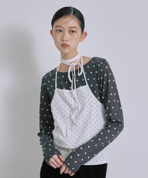 Powder Dot Halter Cami