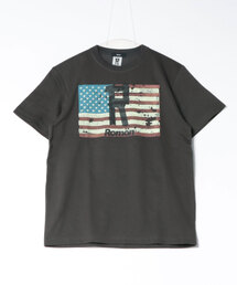 Romon（ロマン）の「ロマン【Romon】organic T-shirts(America+R)（Tシャツ/カットソー）」