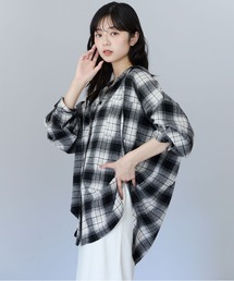 【ZOZO限定アイテム】チェックフードシャツ
