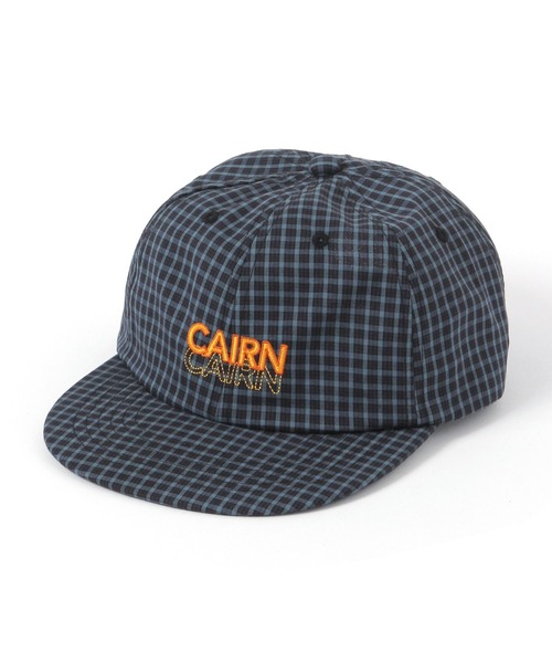 niko and...(ニコアンド)の「カラー刺繍チェックCAP(キャップ・メンズ・ネイビー/グレー/ブラウン・FREE)」の3枚目の写真
