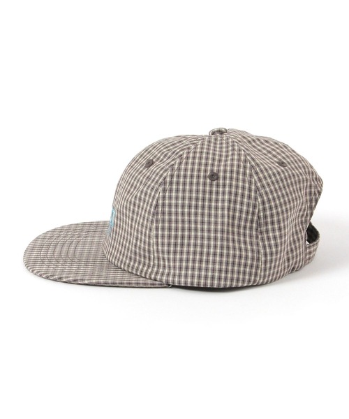 niko and...(ニコアンド)の「カラー刺繍チェックCAP(キャップ・メンズ・ネイビー/グレー/ブラウン・FREE)」の6枚目の写真