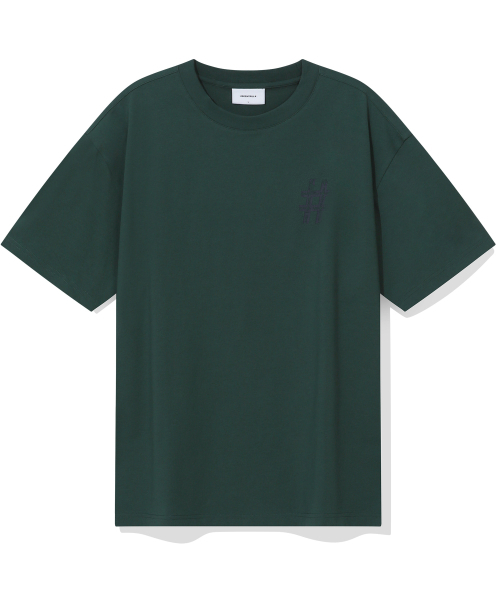 BEENTRILL(ビントリル)の「ヴィンテージハッシュタグオーバーサイズ半袖Tシャツ(ダークグリーン)(Tシャツ/カットソー・レディース・その他・SMALL/MEDIUM/LARGE)」の2枚目の写真