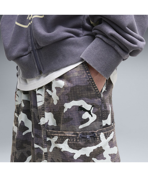 PUMA(プーマ)の「PUMA プーマ ユニセックス SPC ウーブン カモ パンツ OP(その他パンツ・メンズ・ダークグレー/ブラウン系その他・LARGE/SMALL/MEDIUM/X-LARGE)」の3枚目の写真