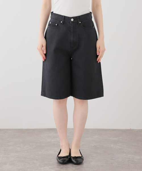 SLOBE IENA(スローブイエナ)の「ハーフデニム(その他パンツ・レディース・ブラック/ブルー・36/38)」の6枚目の写真