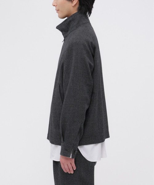 MARGARET HOWELL(マーガレットハウエル)の「WOOL PRINCE OF WALES(ブルゾン・メンズ・チャコール・SMALL/MEDIUM/LARGE)」の3枚目の写真