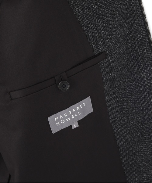 MARGARET HOWELL(マーガレットハウエル)の「WOOL PRINCE OF WALES(ブルゾン・メンズ・チャコール・SMALL/MEDIUM/LARGE)」の8枚目の写真