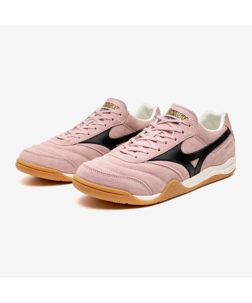 MIZUNO(ミズノ )の「MIZUNO MORELIA LS(ミズノ モレリア LS)(スニーカー・メンズ・ピンク系/ブルー系・24.5cm/25cm/24cm/23.5cm/23cm/25.5cm/29cm/30cm/26cm/26.5cm/27cm/28.5cm/27.5cm/28cm)」の2枚目の写真