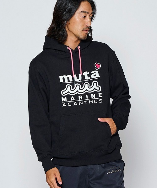 ACANTHUS(アカンサス)の「mpa4244- W-name logo hoodie ロゴパーカー(MA2726)(パーカー・メンズ・ホワイト/ブラック/ネイビー・XL/L/M/S)」の2枚目の写真