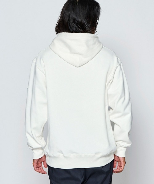 ACANTHUS(アカンサス)の「mpa4244- W-name logo hoodie ロゴパーカー(MA2726)(パーカー・メンズ・ホワイト/ブラック/ネイビー・XL/L/M/S)」の6枚目の写真