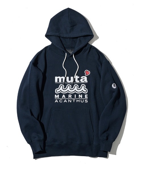 ACANTHUS(アカンサス)の「mpa4244- W-name logo hoodie ロゴパーカー(MA2726)(パーカー・メンズ・ホワイト/ブラック/ネイビー・XL/L/M/S)」の14枚目の写真