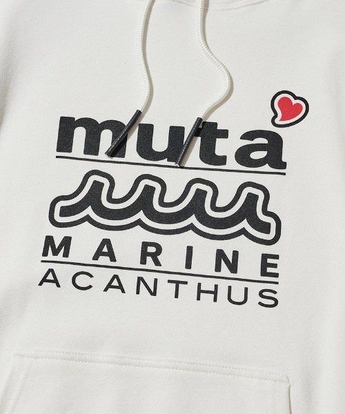 ACANTHUS(アカンサス)の「mpa4244- W-name logo hoodie ロゴパーカー(MA2726)(パーカー・メンズ・ホワイト/ブラック/ネイビー・XL/L/M/S)」の18枚目の写真