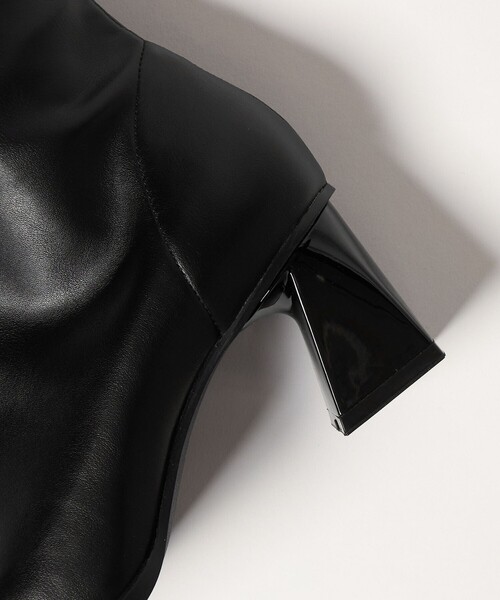 SY UNITED ARROWS(シーユナイテッドアローズ)の「<SY>スクエアストレッチ ロングブーツ60↑(ブーツ・レディース・グレー/ブラック・22cm/23cm/22.5cm/25cm/24.5cm/24cm/23.5cm)」の10枚目の写真
