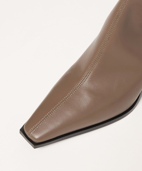 SY UNITED ARROWS(シーユナイテッドアローズ)の「<SY>スクエアストレッチ ロングブーツ60↑(ブーツ・レディース・グレー/ブラック・22cm/23cm/22.5cm/25cm/24.5cm/24cm/23.5cm)」の12枚目の写真