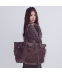 OAFISH（オアフィッシュ）の「リバーシブルコーデュロイトートバッグ（ブラウン）（トートバッグ）」
