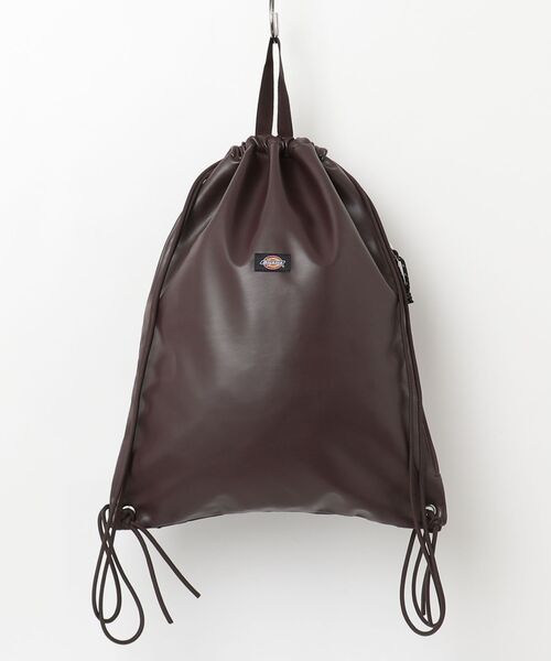 Dickies(ディッキーズ)の「【DICKIES/ディッキーズ】ICON LOGO KNAPSACK / ナップサック(バックパック/リュック・レディース・ブラウン/ブラック・FREE)」の12枚目の写真