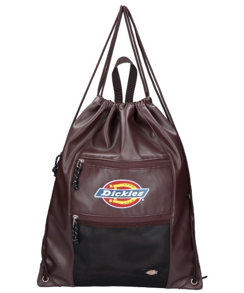 Dickies(ディッキーズ)の「【DICKIES/ディッキーズ】ICON LOGO KNAPSACK / ナップサック(バックパック/リュック・レディース・ブラウン/ブラック・FREE)」の1枚目の写真