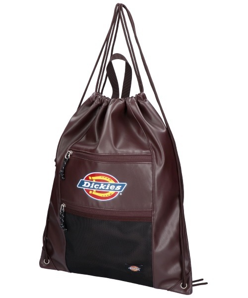Dickies(ディッキーズ)の「【DICKIES/ディッキーズ】ICON LOGO KNAPSACK / ナップサック(バックパック/リュック・レディース・ブラウン/ブラック・FREE)」の9枚目の写真