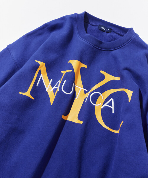 NAUTICA(ノーティカ)の「NAUTICA/ノーティカ リラックスフィット NYCロゴ クルーネックスウェット(スウェット・メンズ・オレンジ/グリーン/ブルー/ブラック/ネイビー/ライトグレー・X-LARGE/MEDIUM/LARGE/XX-LARGE)」の22枚目の写真