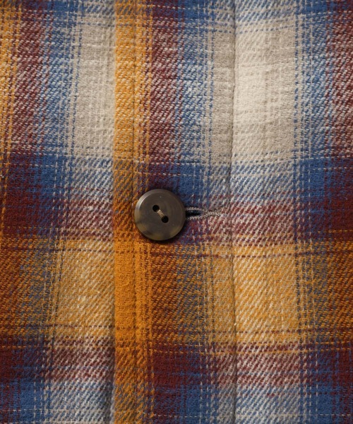 BAYFLOW(ベイフロー)の「【PENDLETON(ペンドルトン)】別注バックキルトCPOジャケット(その他アウター・メンズ・ブラック/オレンジ・MEDIUM/LARGE)」の12枚目の写真