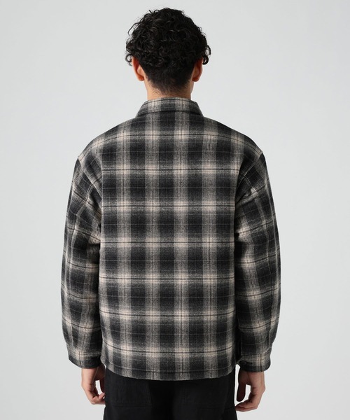 BAYFLOW(ベイフロー)の「【PENDLETON(ペンドルトン)】別注バックキルトCPOジャケット(その他アウター・メンズ・ブラック/オレンジ・MEDIUM/LARGE)」の15枚目の写真