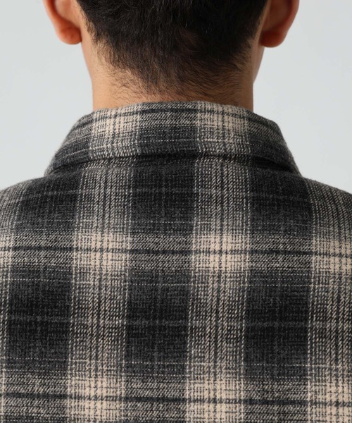 BAYFLOW(ベイフロー)の「【PENDLETON(ペンドルトン)】別注バックキルトCPOジャケット(その他アウター・メンズ・ブラック/オレンジ・MEDIUM/LARGE)」の17枚目の写真
