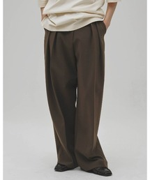 TODAYFUL Bonding Wide Trousers