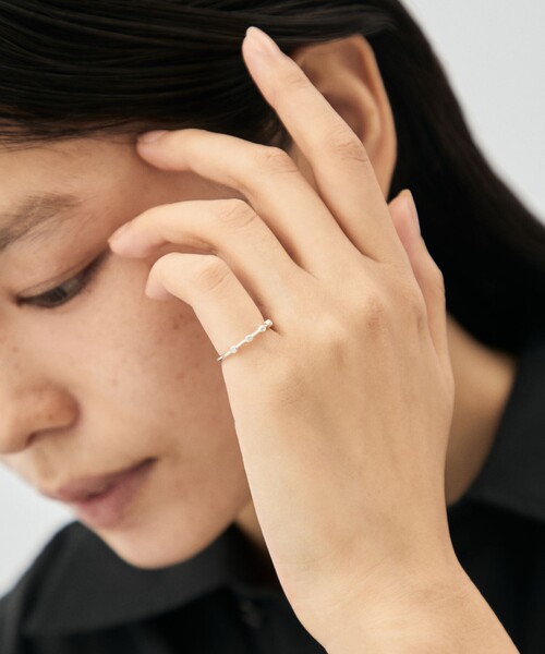 Jouete（ジュエッテ）の「[ピンキーリング] ジルコニア（リング・レディース・シルバー・#7/#5/#03/#1）」の2枚目の写真