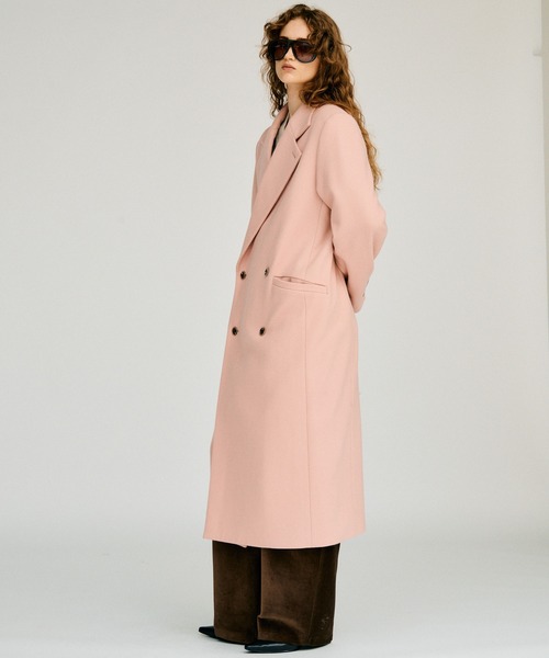 PRANK PROJECT(プランクプロジェクト)の「【2026Winter Pre-Order】ノッチラペルコート / Notch Lapel Coat(チェスターコート・レディース・ベージュ/ピンク/グレー/ブラック・36/38)」の11枚目の写真