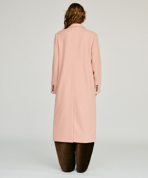 PRANK PROJECT(プランクプロジェクト)の「【2026Winter Pre-Order】ノッチラペルコート / Notch Lapel Coat(チェスターコート・レディース・ベージュ/ピンク/グレー/ブラック・36/38)」の12枚目の写真