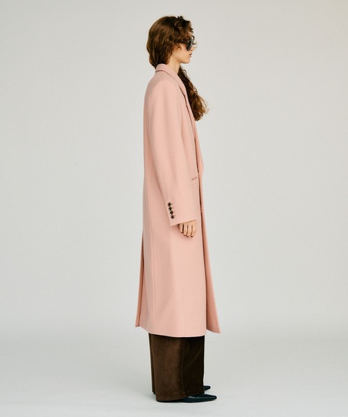 PRANK PROJECT(プランクプロジェクト)の「【2026Winter Pre-Order】ノッチラペルコート / Notch Lapel Coat(チェスターコート・レディース・ベージュ/ピンク/グレー/ブラック・36/38)」の13枚目の写真