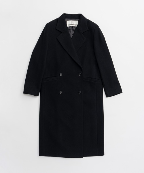 PRANK PROJECT(プランクプロジェクト)の「【2026Winter Pre-Order】ノッチラペルコート / Notch Lapel Coat(チェスターコート・レディース・ベージュ/ピンク/グレー/ブラック・36/38)」の14枚目の写真