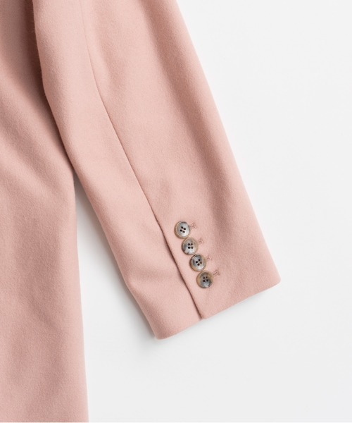 PRANK PROJECT(プランクプロジェクト)の「【2026Winter Pre-Order】ノッチラペルコート / Notch Lapel Coat(チェスターコート・レディース・ベージュ/ピンク/グレー/ブラック・36/38)」の21枚目の写真
