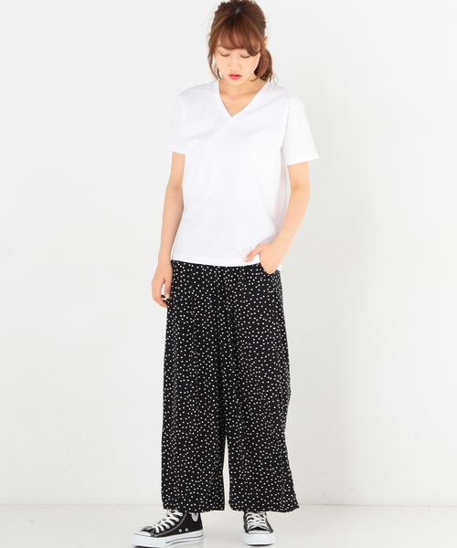 Another Edition（アナザーエディション）の「HanesジャパンフィットVネックTシャツ2枚組(ホワイト)/Hanes 2P JPNfit V/N-T WH（Tシャツ/カットソー・レディース・ホワイト・フリー）」の5枚目の写真