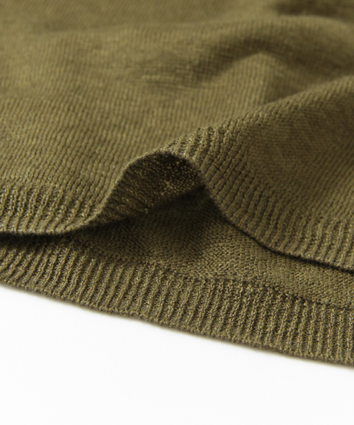 URBAN RESEARCH DOORS MENS（アーバンリサーチ ドアーズ メンズ）の「DOORS Linen S/S Knit Tee（Tシャツ/カットソー・メンズ・カーキ/グレー/ネイビー/ホワイト・40/38）」の10枚目の写真