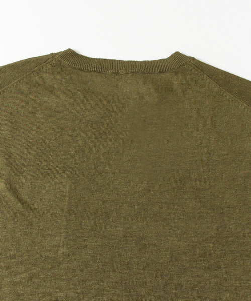 URBAN RESEARCH DOORS MENS（アーバンリサーチ ドアーズ メンズ）の「DOORS Linen S/S Knit Tee（Tシャツ/カットソー・メンズ・カーキ/グレー/ネイビー/ホワイト・40/38）」の11枚目の写真