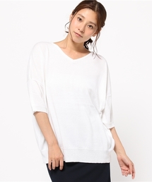 hvc femme / ドルマンニット5分袖
