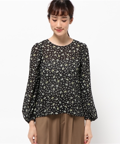 Banner Barrett（バナーバレット）の「デイジープリントブラウス（シャツ/ブラウス・レディース・ホワイト/ブラック・38）」の3枚目の写真