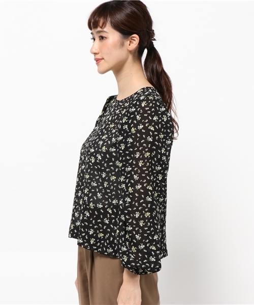 Banner Barrett（バナーバレット）の「デイジープリントブラウス（シャツ/ブラウス・レディース・ホワイト/ブラック・38）」の4枚目の写真